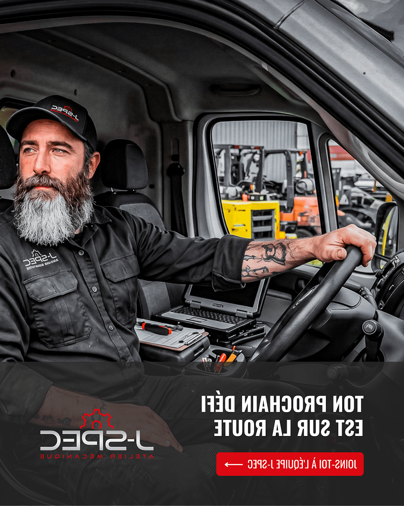 Publication Facebook de recrutement invitant les techniciens sur la route à rejoindre l'équipe de J-SPEC Atelier Mécanique.