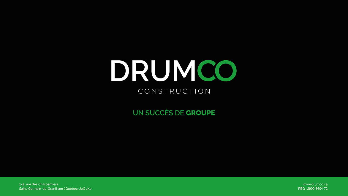 Quatrième de couverture Drumco Construction